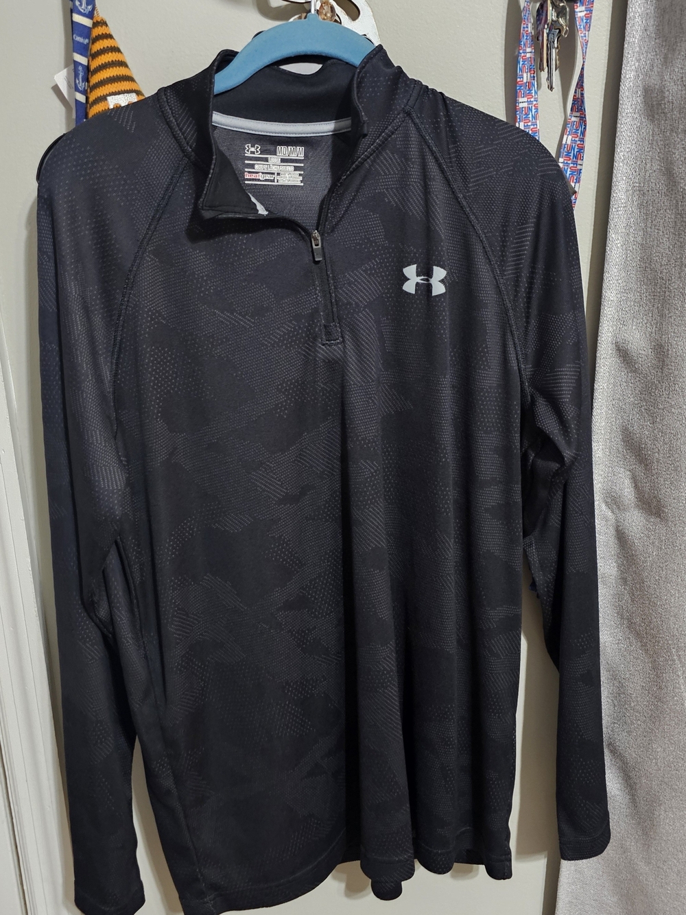 Under Armour Black Performance Quarter-Zip Pullover